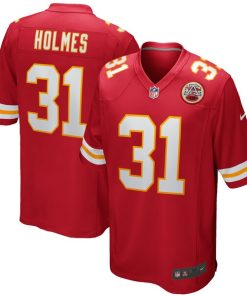 Priest Holmes Kansas City Chiefs Nike Game Retired Player Jersey - Red