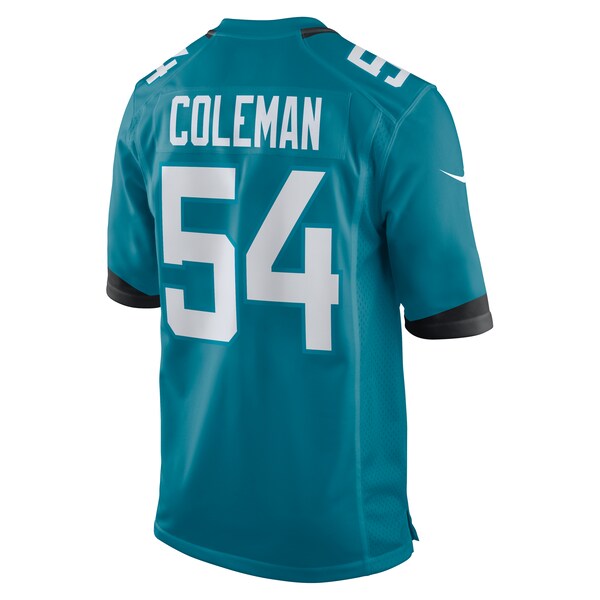 DJ Coleman Jacksonville Jaguars Nike Game Jersey - Teal - Image 3