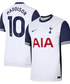 Alternative view of James Maddison Tottenham Hotspur Nike 2024/25 Home Authentic Player Jersey - White