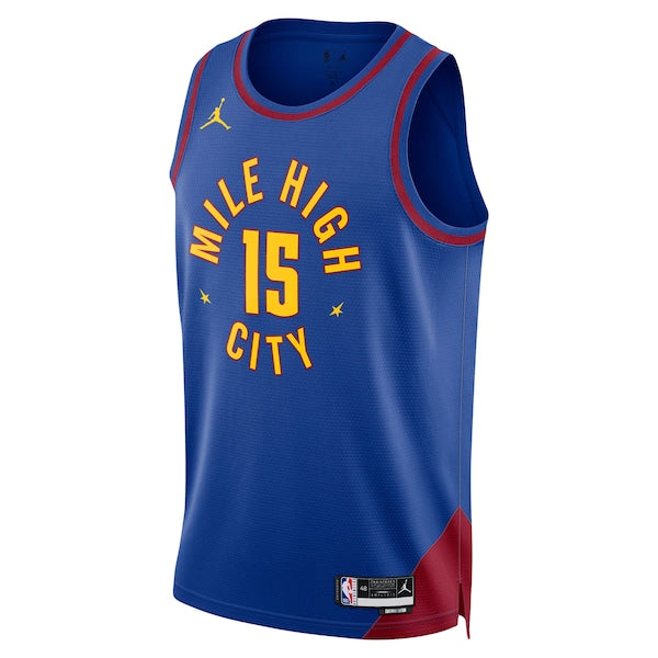 Nikola Jokic Denver Nuggets Jordan Brand Unisex Swingman Jersey - Statement Edition - Blue - Image 2