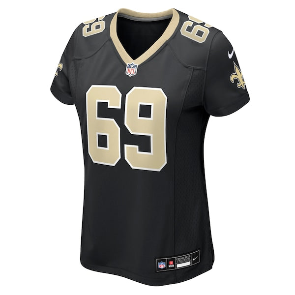 Barry Wesley New Orleans Saints Nike Women's Team Game Jersey - Black - Image 2