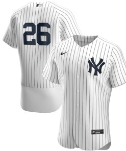 DJ LeMahieu New York Yankees Nike Home Authentic Player Jersey - White/Navy