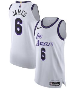 LeBron James Los Angeles Lakers Nike 2022/23 Authentic Jersey - City Edition - White