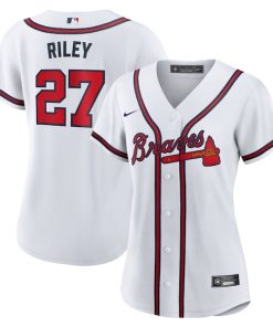Austin Riley Atlanta Braves Nike Women's Home Replica Jersey - White