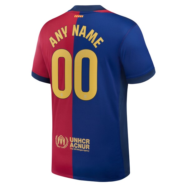 Barcelona Nike 2024/25 Home Replica Custom Jersey - Royal - Image 3