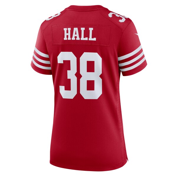 Kemon Hall San Francisco 49ers Nike Women's Team Game Jersey - Scarlet - Image 3