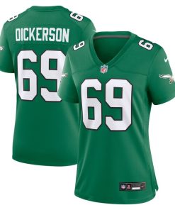 Landon Dickerson Philadelphia Eagles Nike Women's Alternate Game Jersey - Kelly Green