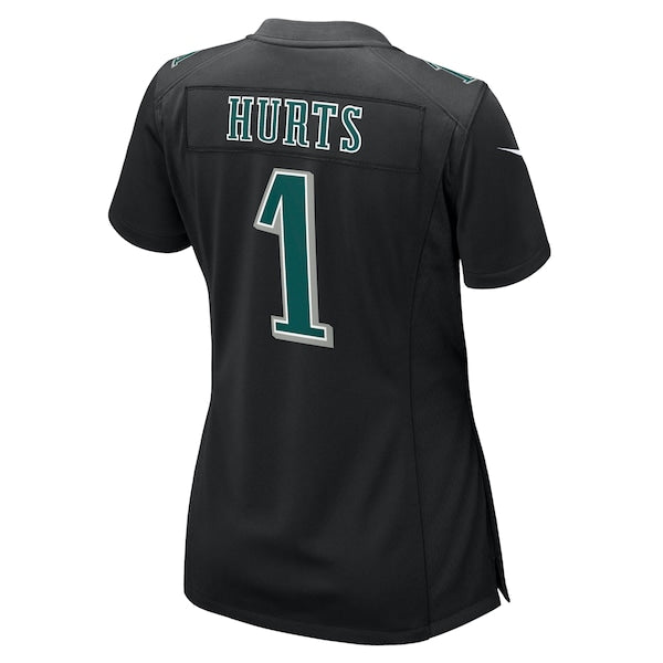Jalen Hurts Philadelphia Eagles Nike Women's Super Bowl LIX Fashion Game Player Jersey - Carbon Black - Image 3