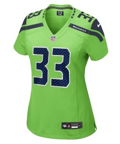 Alternative view of Jamal Adams Seattle Seahawks Nike Women's  Game Jersey - Neon Green
