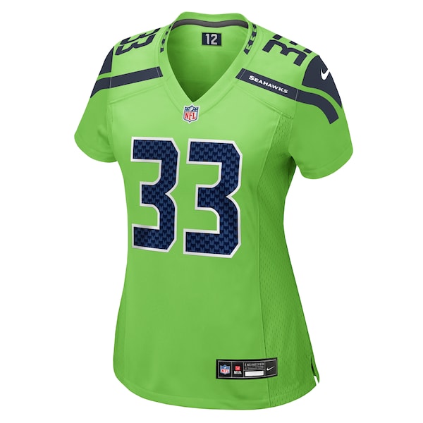 Jamal Adams Seattle Seahawks Nike Women's Game Jersey - Neon Green - Image 2
