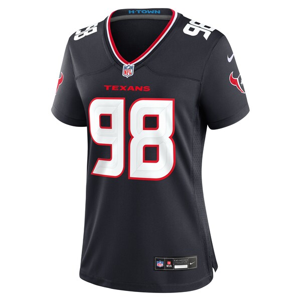Tim Settle Jr. Houston Texans Nike Women's Team Game Jersey - Navy - Image 2
