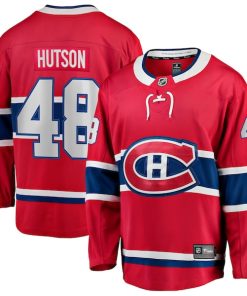 Lane Hutson Montreal Canadiens  Home Breakaway Jersey - Red