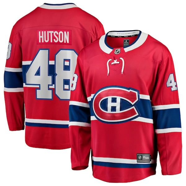 Lane Hutson Montreal Canadiens Home Breakaway Jersey - Red