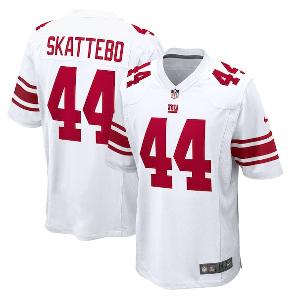 Cam Skattebo New York Giants Nike Game Jersey - White/Royal - Image 2