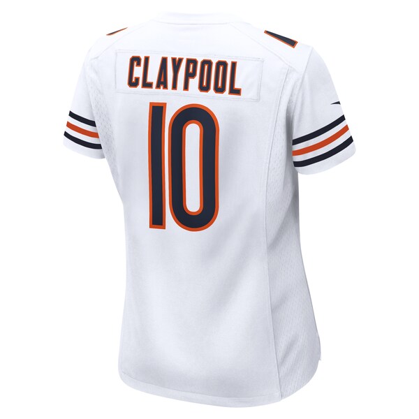 Chase Claypool Chicago Bears Nike Women's Game Player Jersey - White - Image 3
